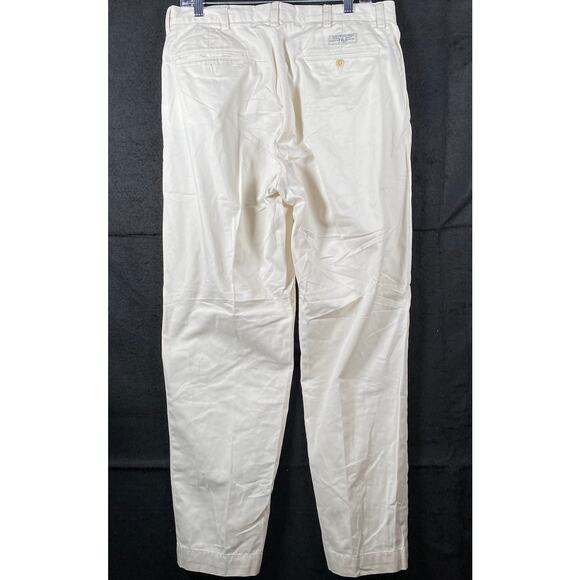 Polo Ralph Lauren Pants Tan Prospect 100% Cotton Straight Chino 34x30 - Picture 9 of 11